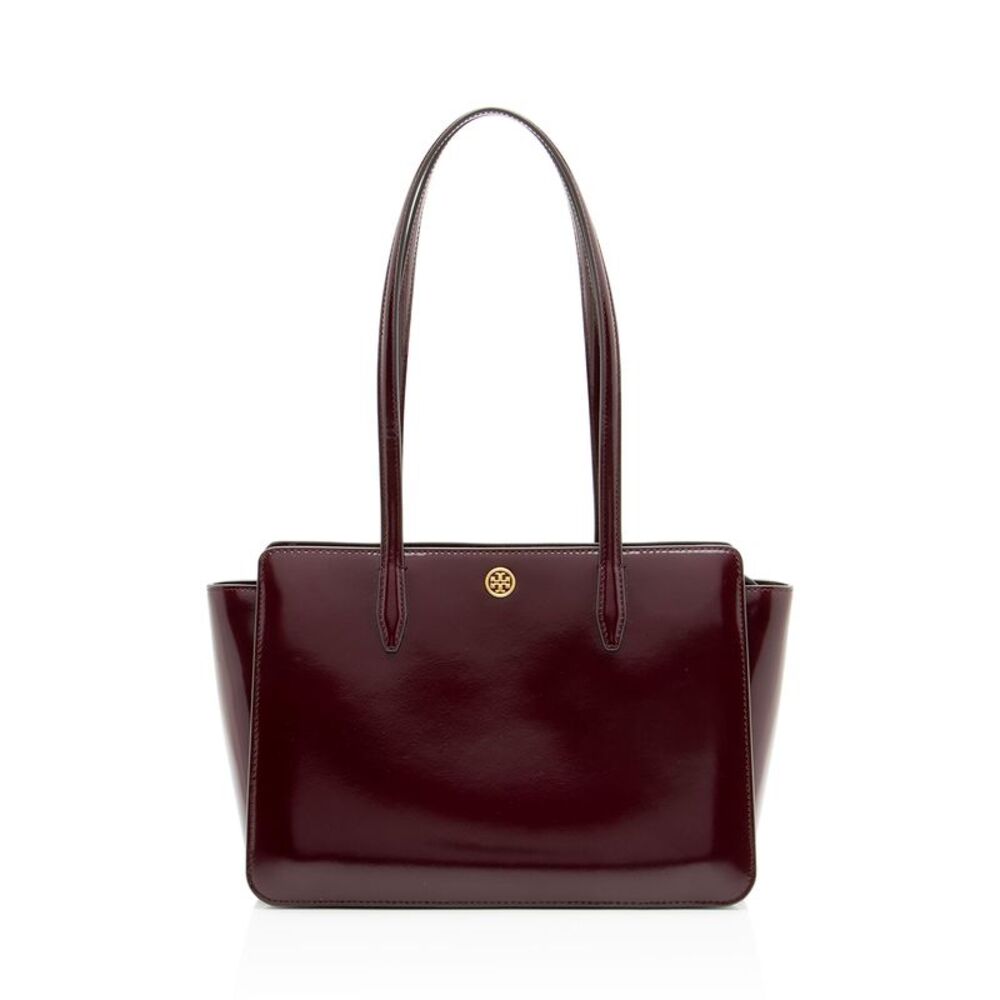 Tory Burch Spazzolato Leather Robinson Small Tote